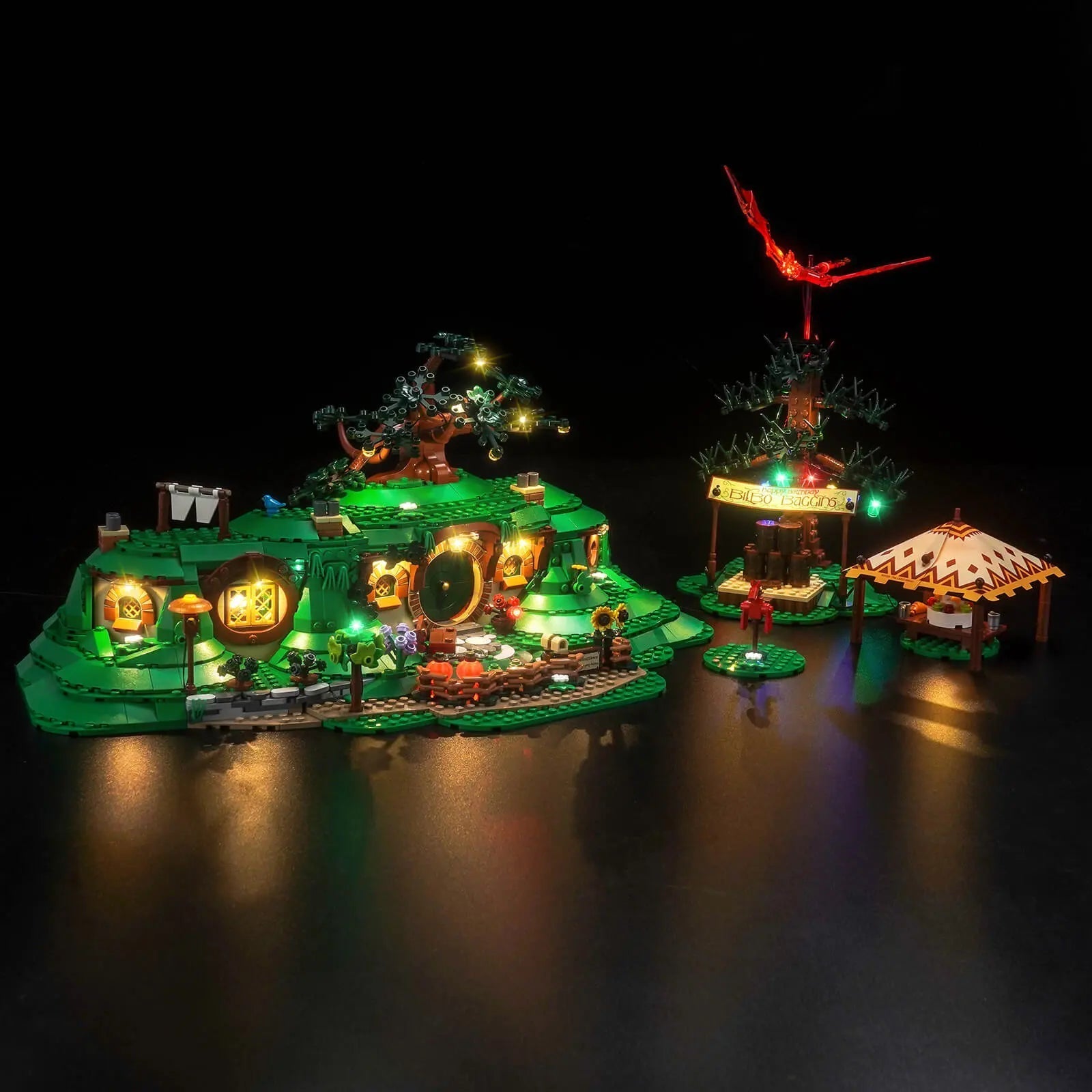 Light Kit for LEGO Icons The Lord of the Rings: The Shire™ 10354 - Bright My Bricks
