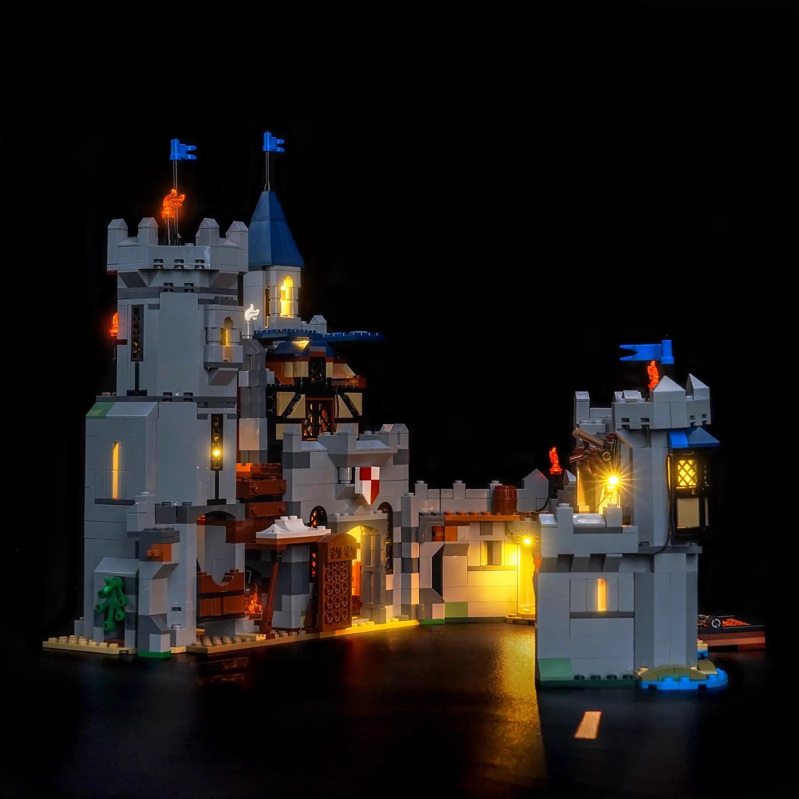 Kit d'éclairage pour le château médiéval LEGO® Creator 3-en-1 avec cheval et chevalier #31168