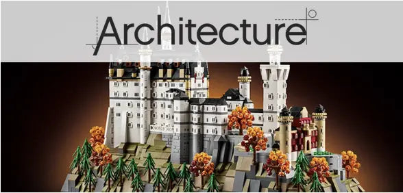 Illuminated LEGO Architecture collection with iconic city landmarks in detail