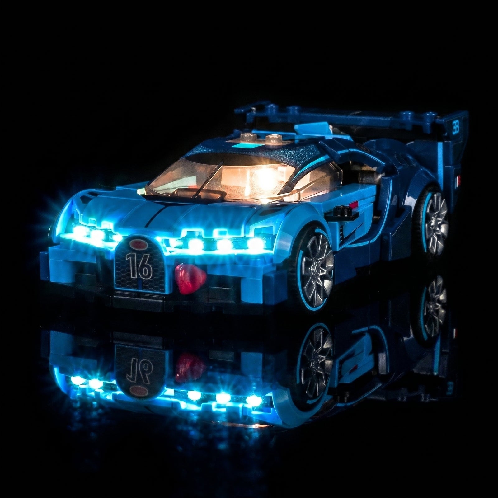 Light Kit for LEGO® Speed Champions Bugatti Vision GT Hyper Sports Car #77253