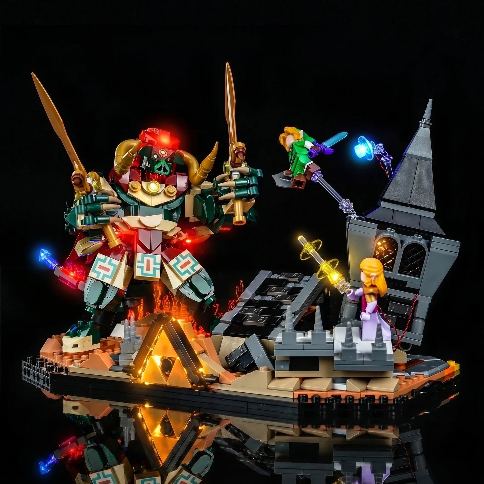 LED-Beleuchtungsset für LEGO® Ocarina of Time The Final Battle #77093