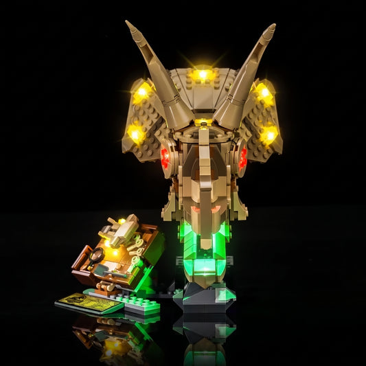 LED-Beleuchtungsset für LEGO® Dinosaurier-Fossilien: Triceratops-Schädel #76969