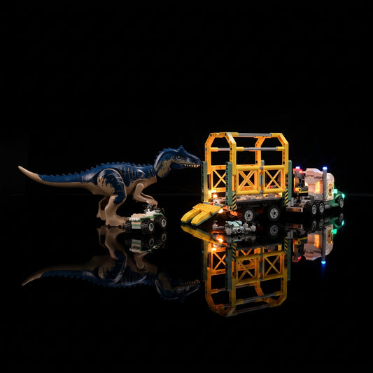 LED-Beleuchtungsset für LEGO® Dinosaurier-Missionen: Allosaurus-Transporter #76966