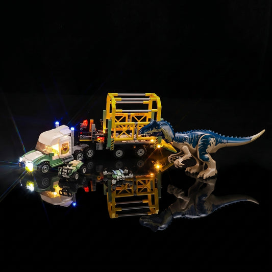 Light Kit for LEGO® Jurassic World Dinosaur Missions: Allosaurus Transport Truck #76966