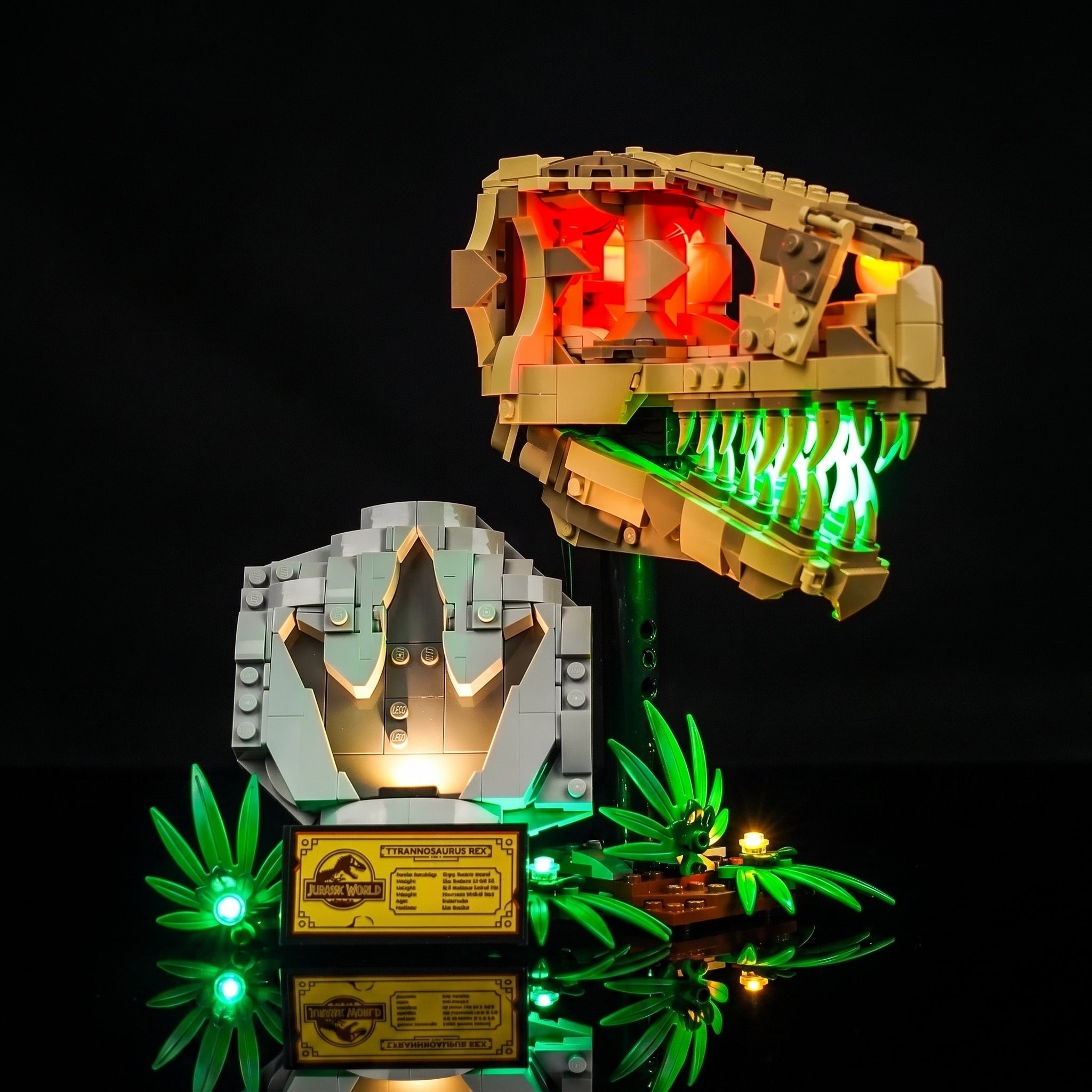 Kit LED pour LEGO® Les fossiles de dinosaures : le crâne du T. rex #76964