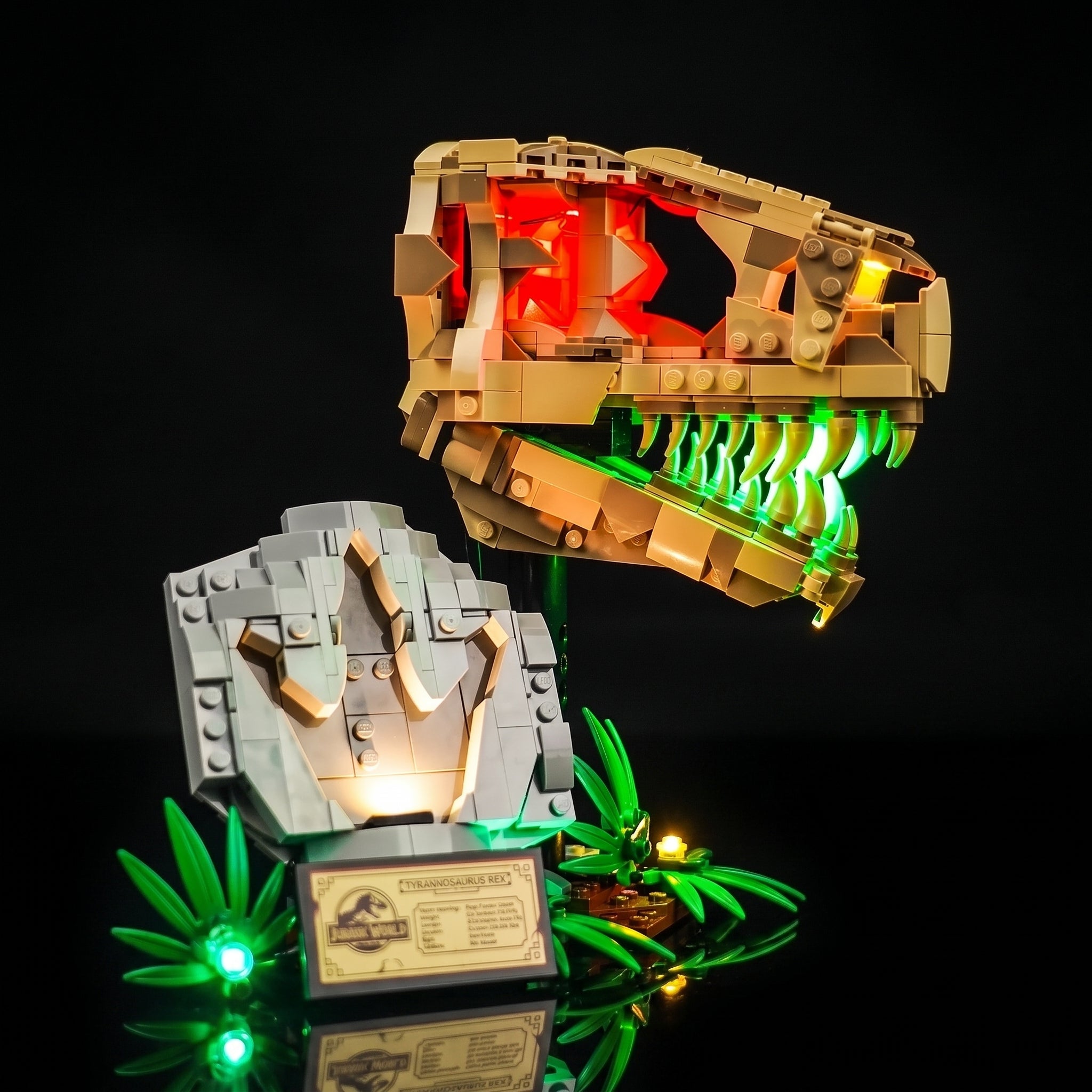 Light Kit for LEGO® Jurassic World Dinosaur Fossils: T. rex Skull #76964
