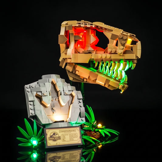 Light Kit for LEGO® Jurassic World Dinosaur Fossils: T. rex Skull #76964
