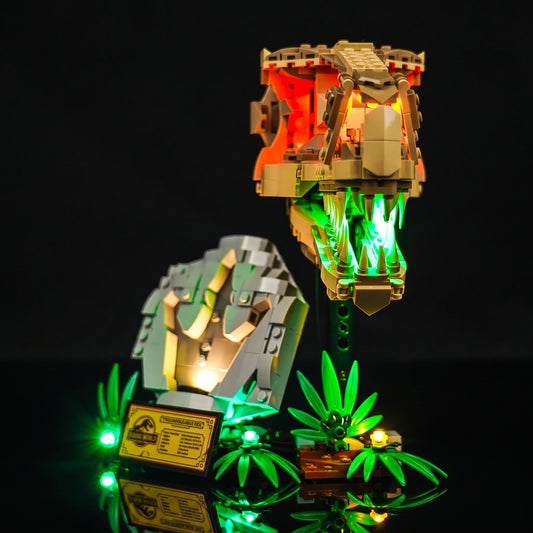 LED-Beleuchtungsset für LEGO® Dinosaurier-Fossilien: T.-rex-Kopf #76964