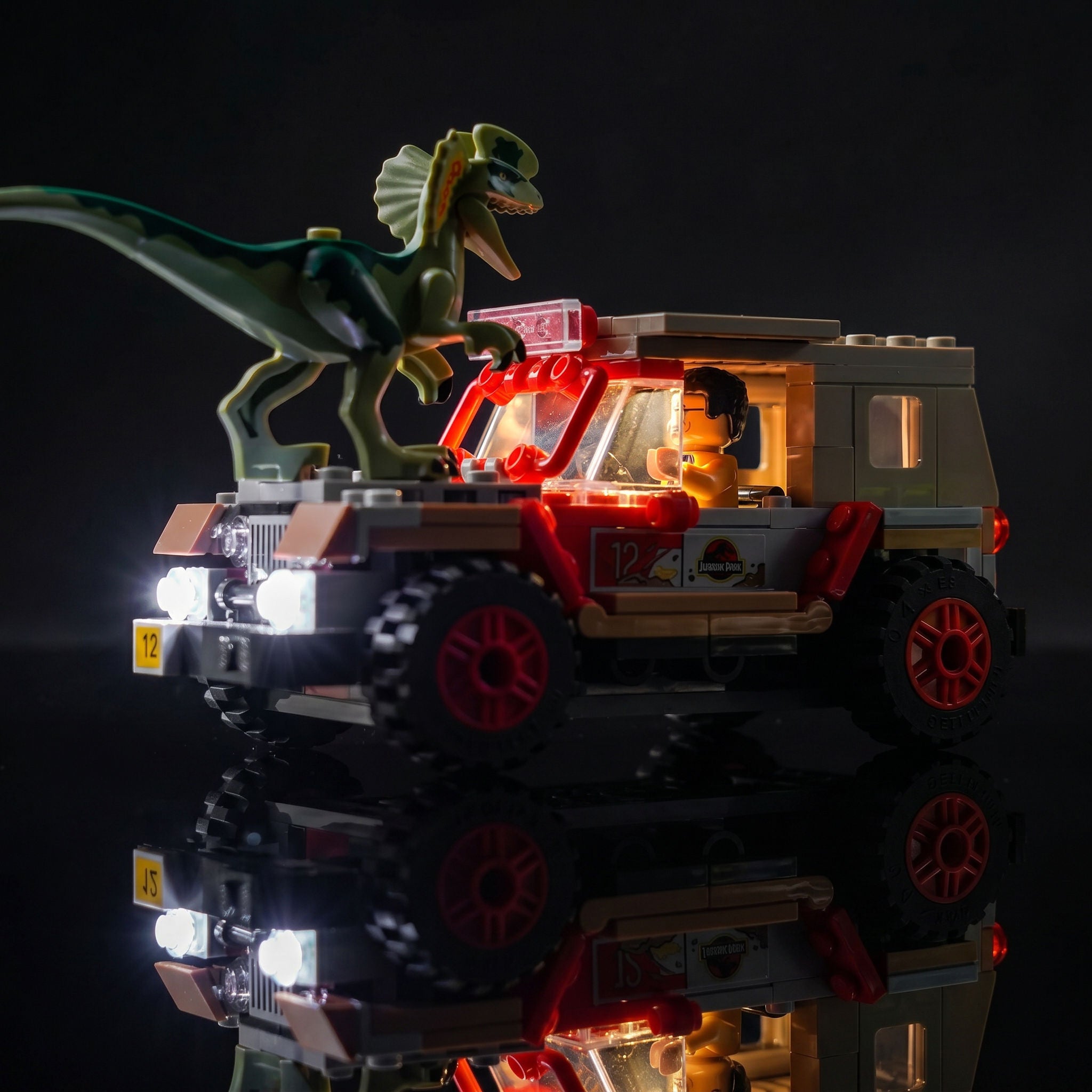 Kit LED pour LEGO® L'embuscade du dilophosaure #76958