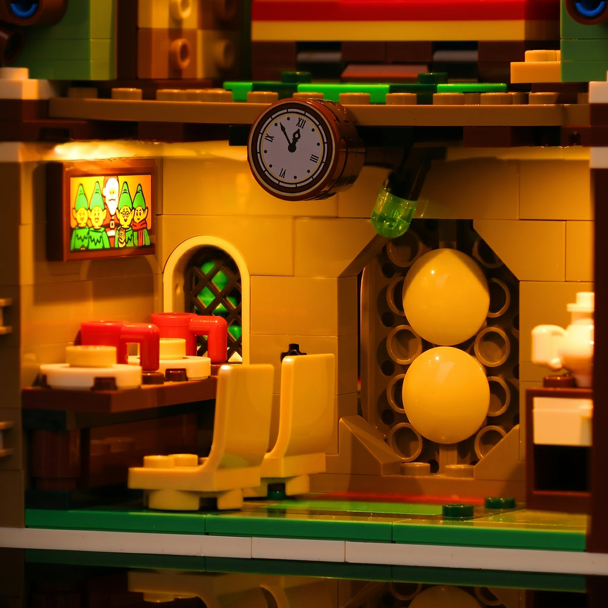 LED-Beleuchtungsset für LEGO® Elfen-Klubhaus #10275 – Musik-Version
