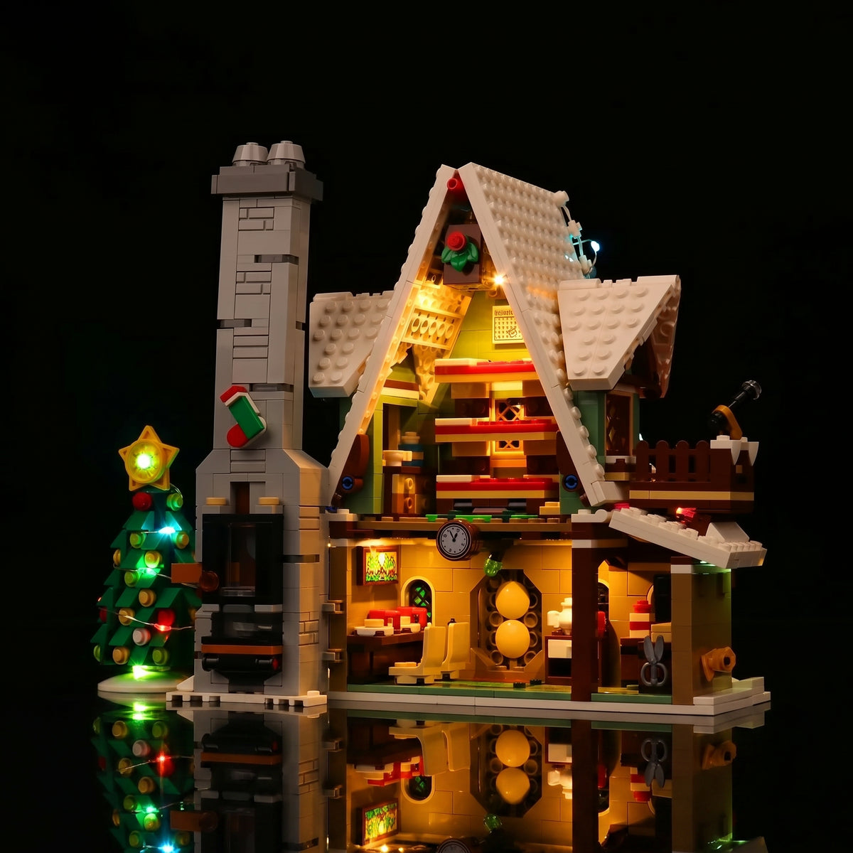 Light Kit for LEGO® Icons Elf Club House #10275 Remote Control