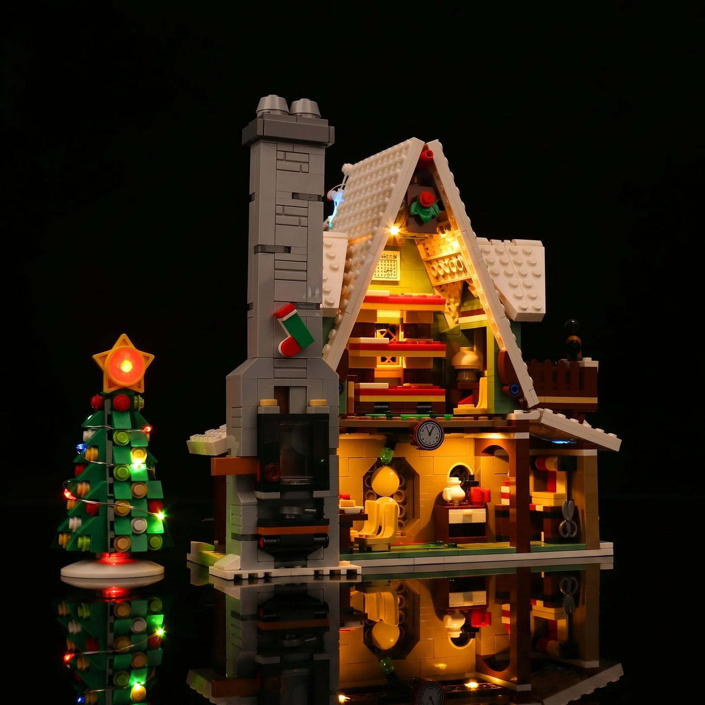 Light Kit for LEGO® Icons Elf Club House #10275 Remote Control