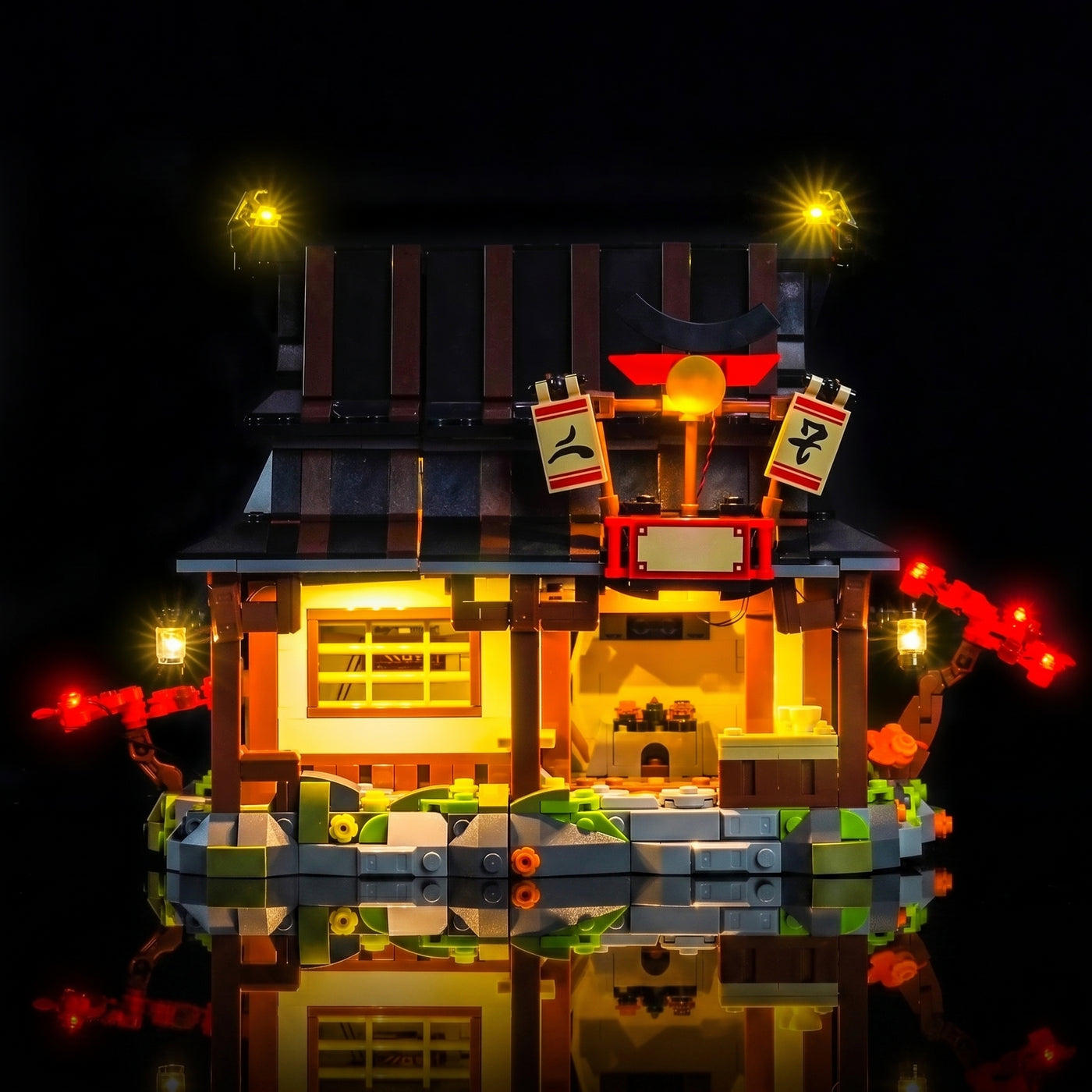 LED-Beleuchtungsset für LEGO® 15-jähriges Jubiläum der Vier-Waffen-Schmiede #71858
