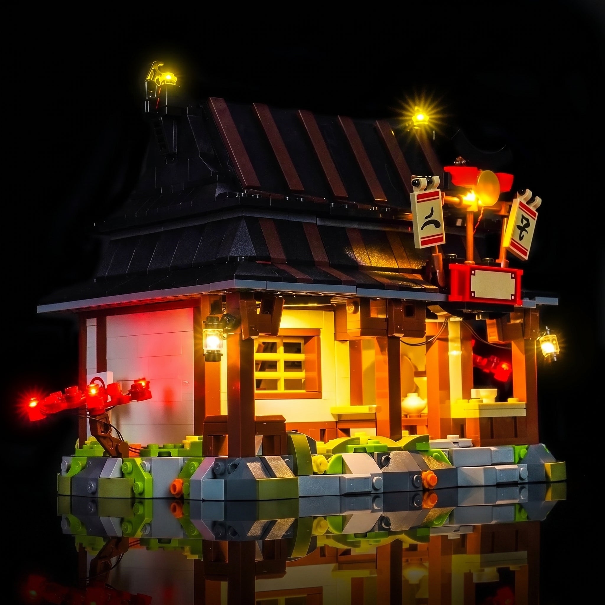Kit LED pour LEGO® 15e anniversaire - La forge des quatre armes #71858