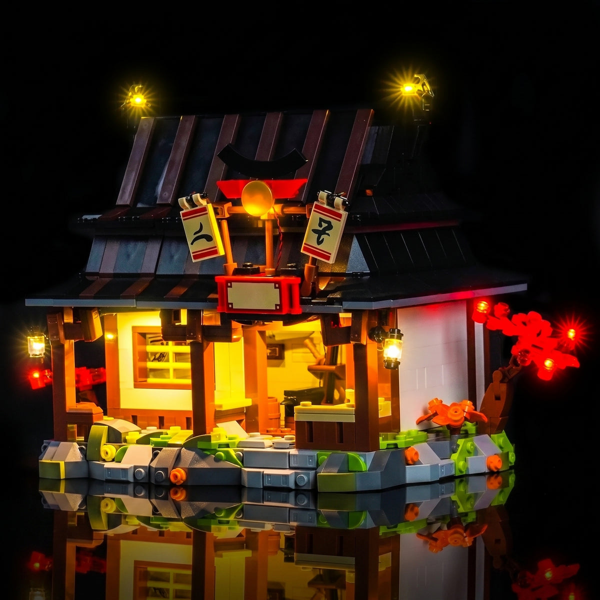 LED-Beleuchtungsset für LEGO® 15-jähriges Jubiläum der Vier-Waffen-Schmiede #71858