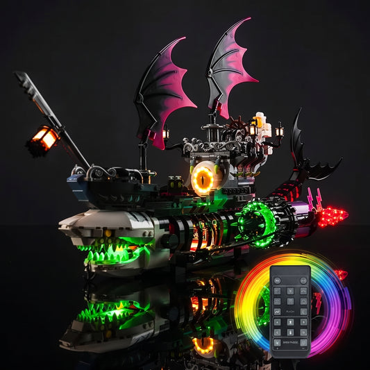 LED-Beleuchtungsset für LEGO® Albtraum-Haischiff #71469