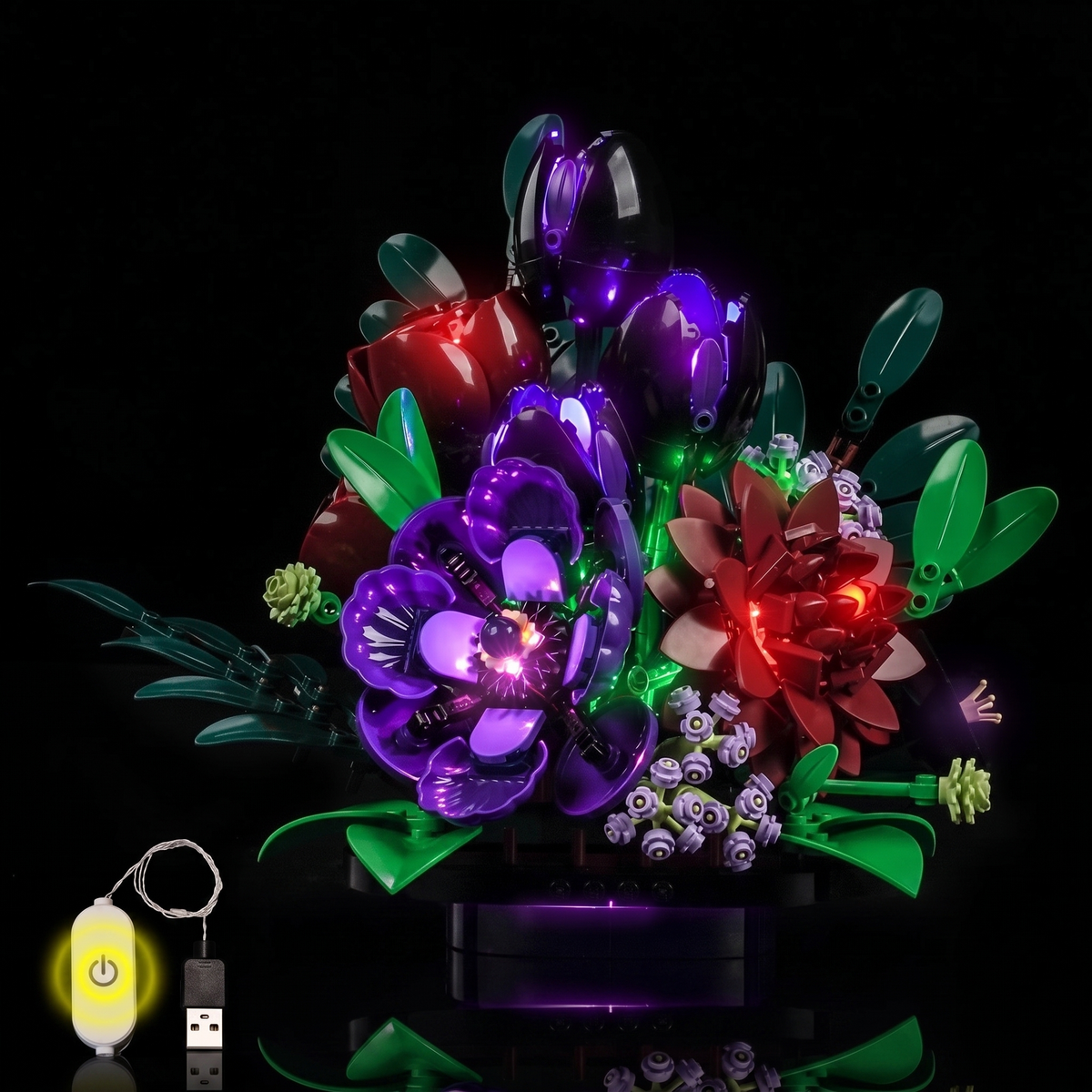 LED-Beleuchtungsset für LEGO® Dunkles Blumengesteck #11513