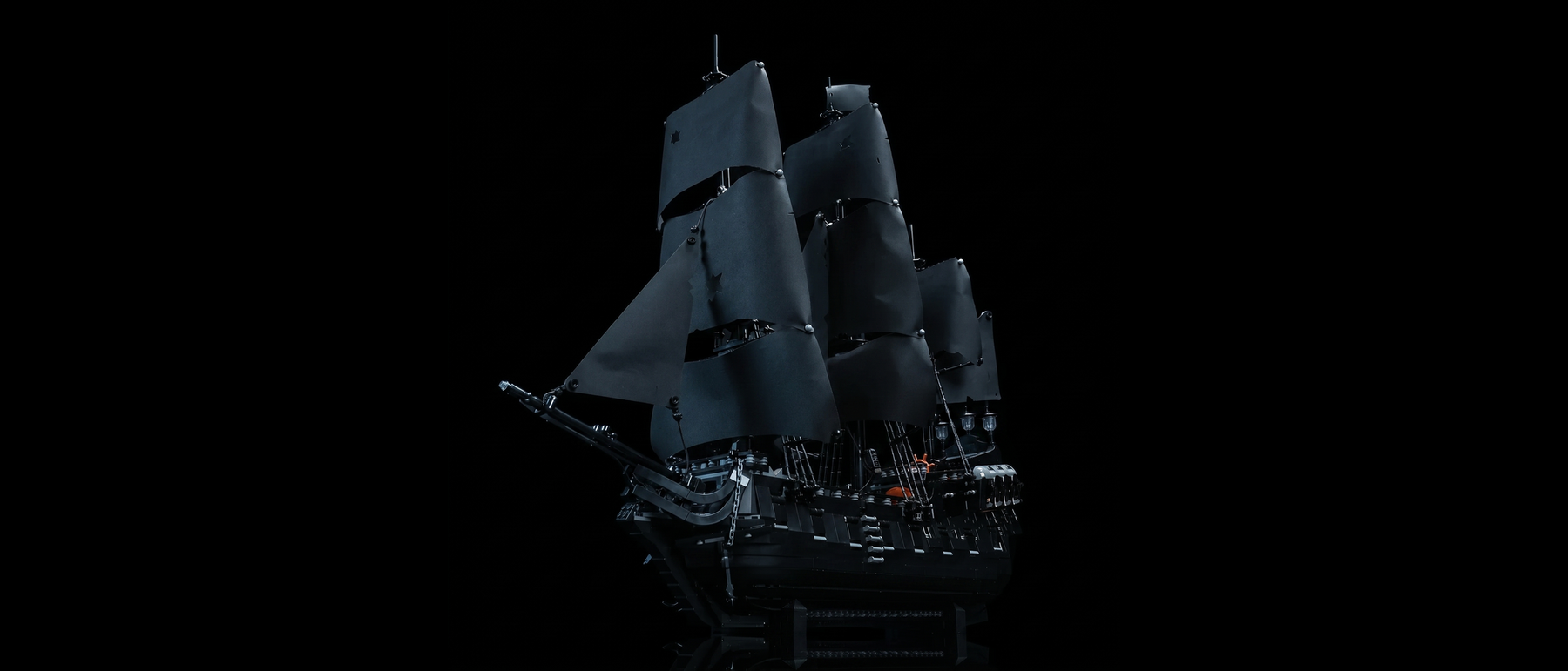 Light Kit for LEGO® Icons Captain Jack Sparrow's Pirate Ship #10365 Upgraded — standard build, without the LED light kit