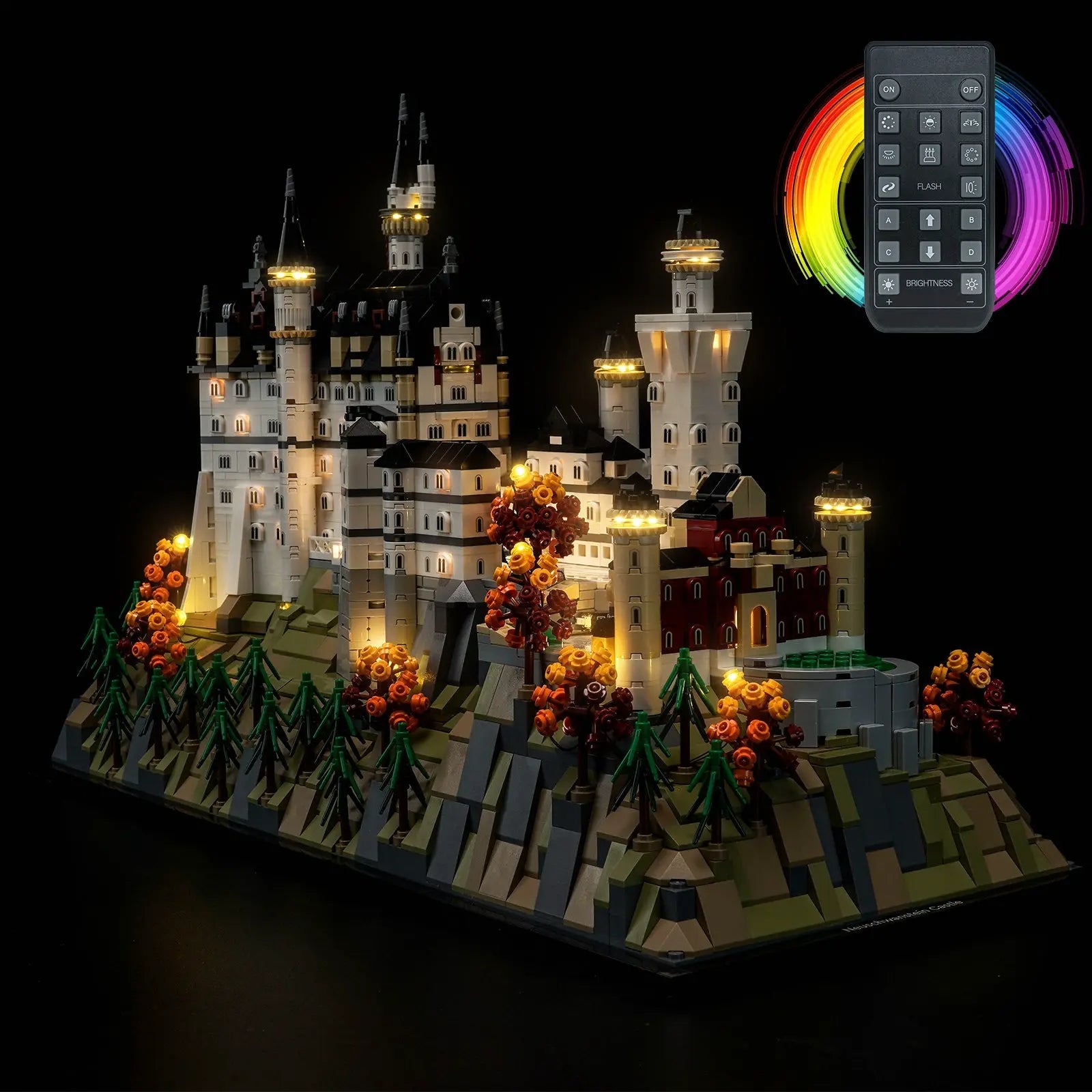 Light Kit for LEGO® Architecture Neuschwanstein Castle 21063 - Bright My Bricks