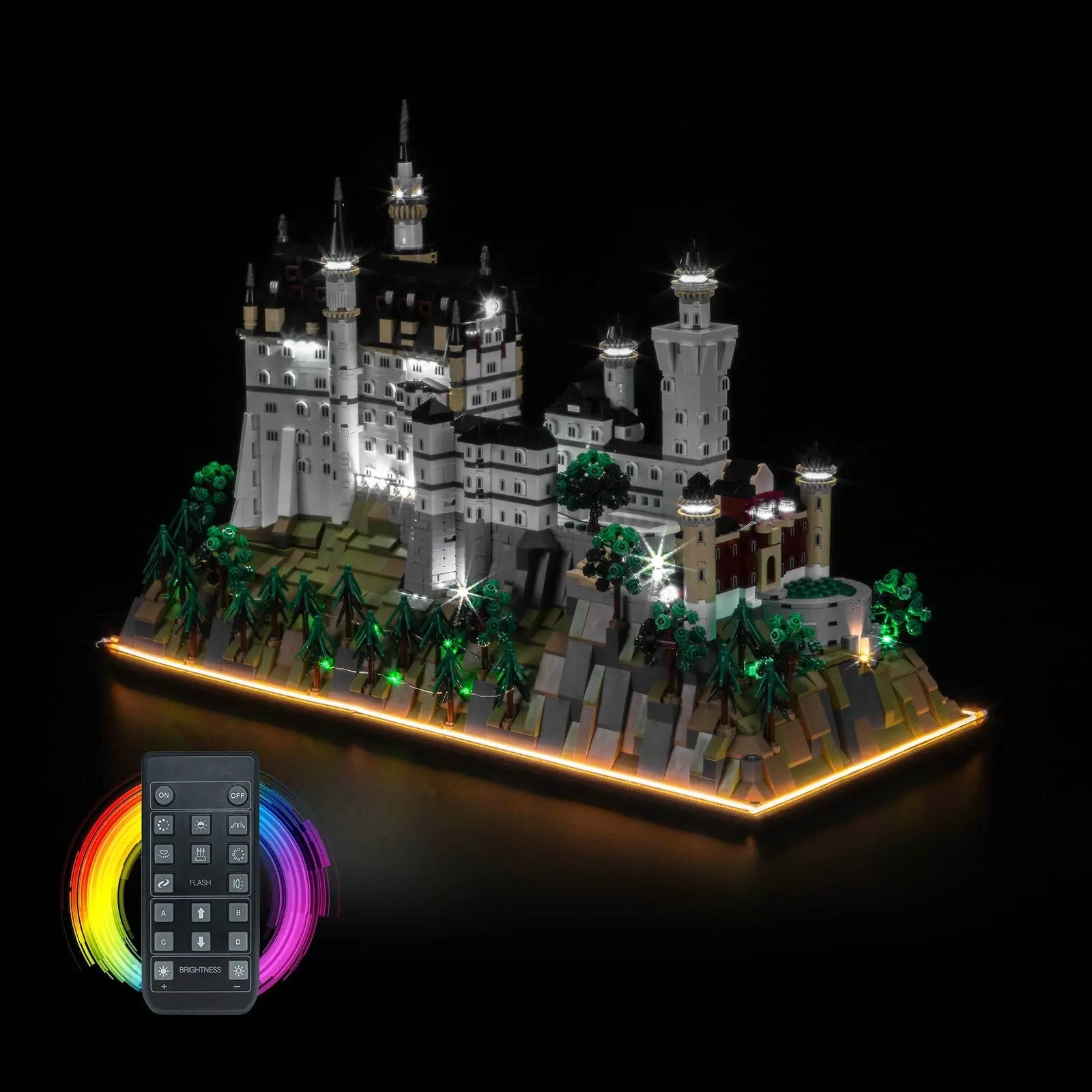 Light Kit for LEGO® Architecture Neuschwanstein Castle 21063 - Bright My Bricks