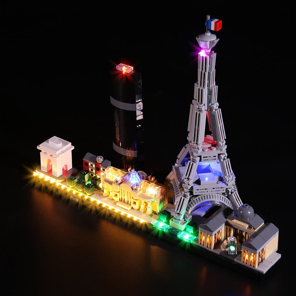 Light Kit for LEGO® Architecture Paris 21044 - Bright My Bricks