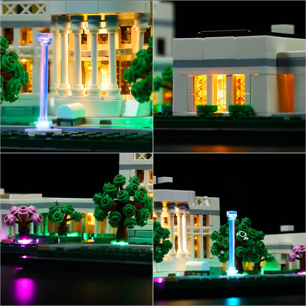 Light kit for LEGO Architecture The White House 21054 - Bright My Bricks