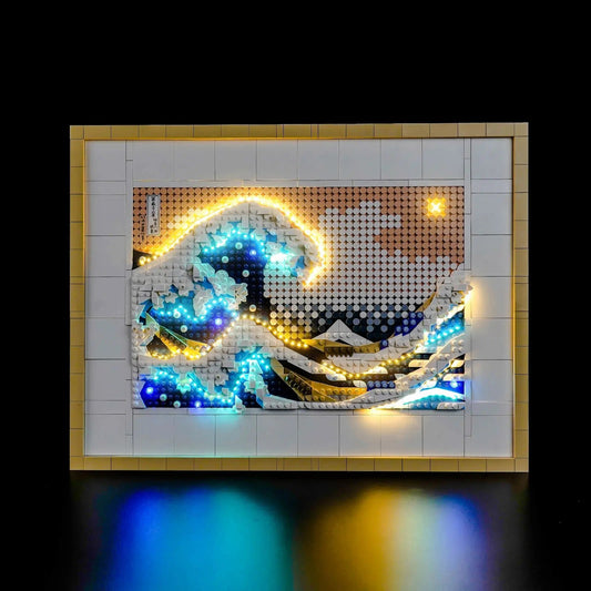 Light Kit for LEGO® Art Hokusai – The Great Wave 31208 - Bright My Bricks