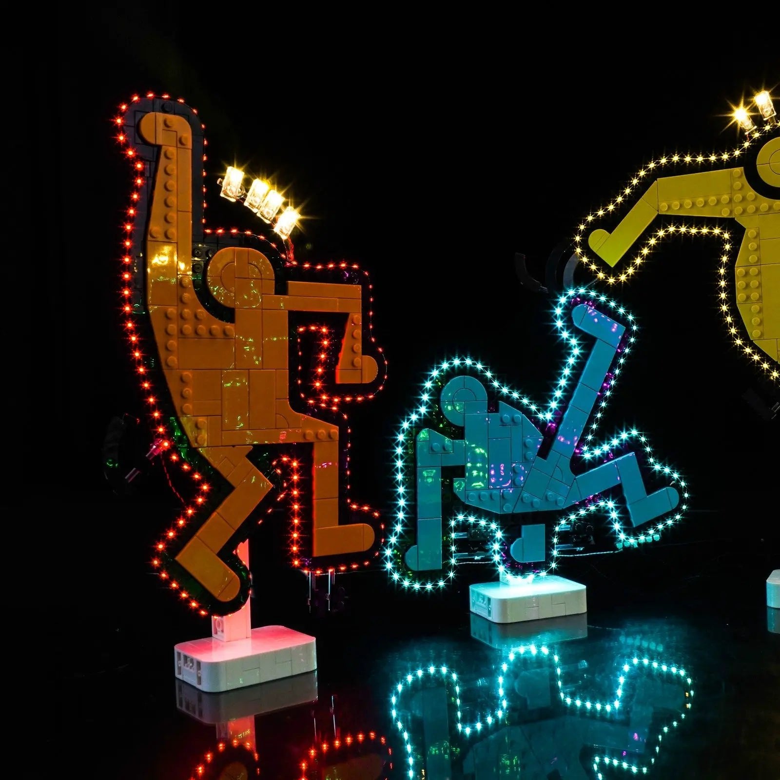 Light Kit for LEGO® Art Keith Haring – Dancing Figures 31216 - Bright My Bricks