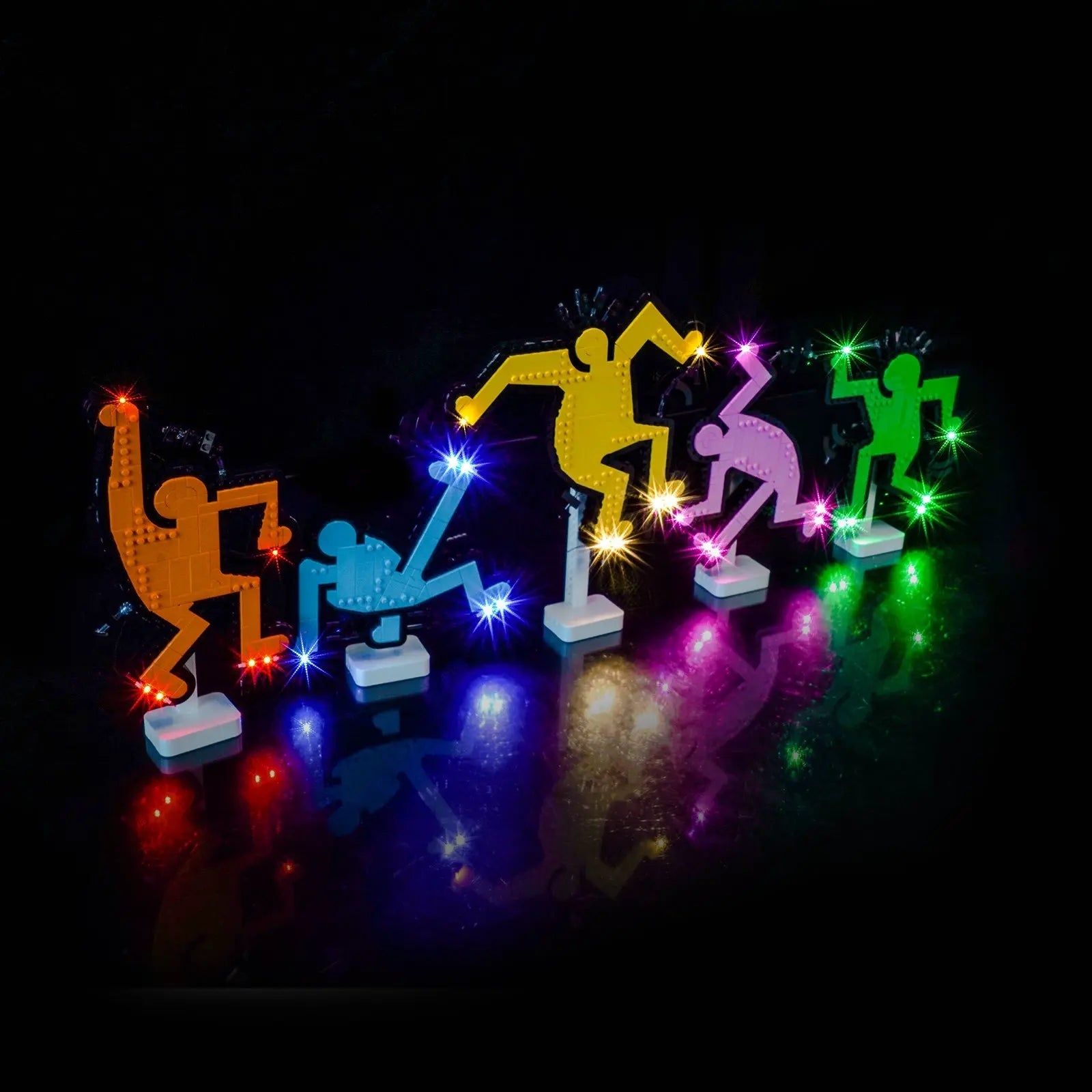 Light Kit for LEGO® Art Keith Haring – Dancing Figures 31216 - Bright My Bricks