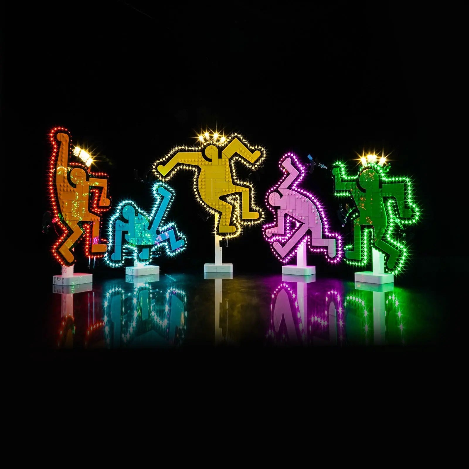 Light Kit for LEGO® Art Keith Haring – Dancing Figures 31216 - Bright My Bricks