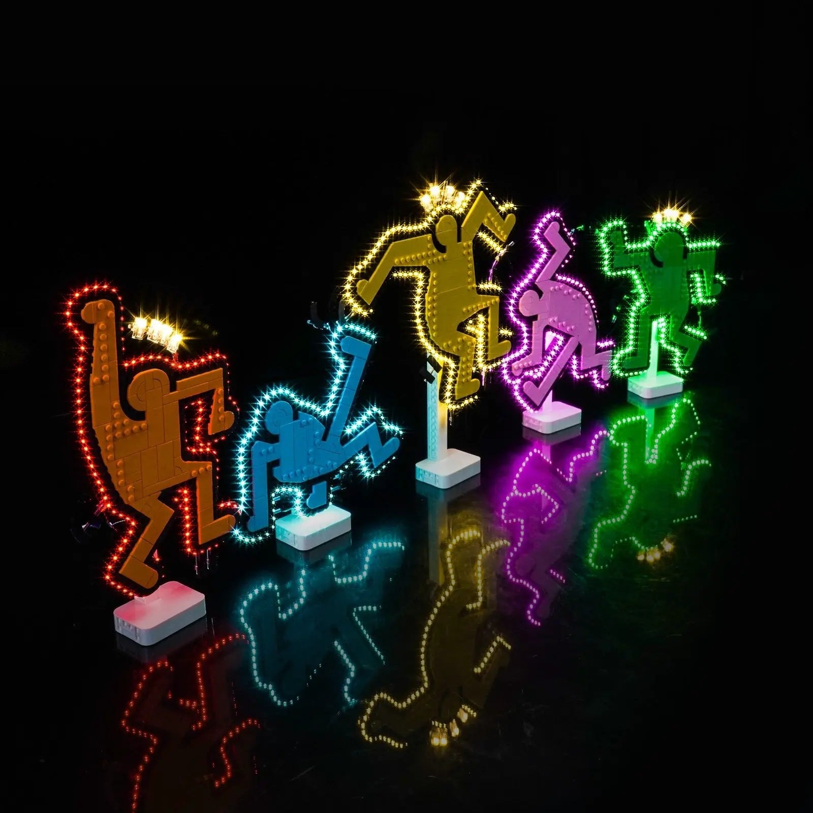 Light Kit for LEGO® Art Keith Haring – Dancing Figures 31216 - Bright My Bricks