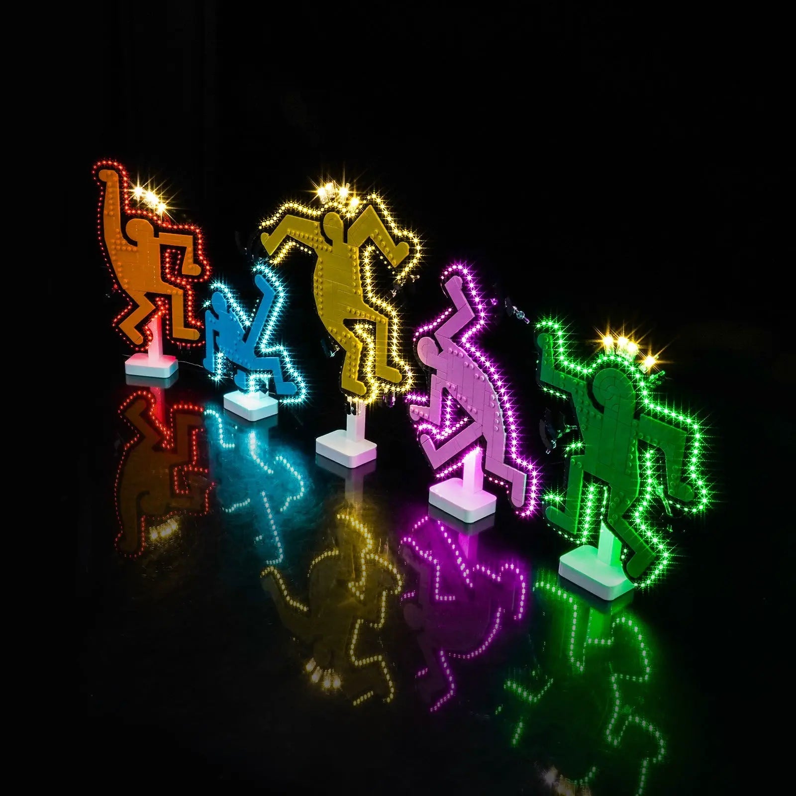 Light Kit for LEGO® Art Keith Haring – Dancing Figures 31216 - Bright My Bricks