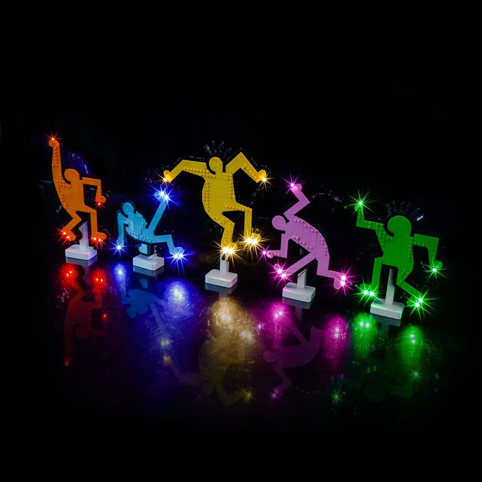 Light Kit for LEGO® Art Keith Haring – Dancing Figures 31216 - Bright My Bricks