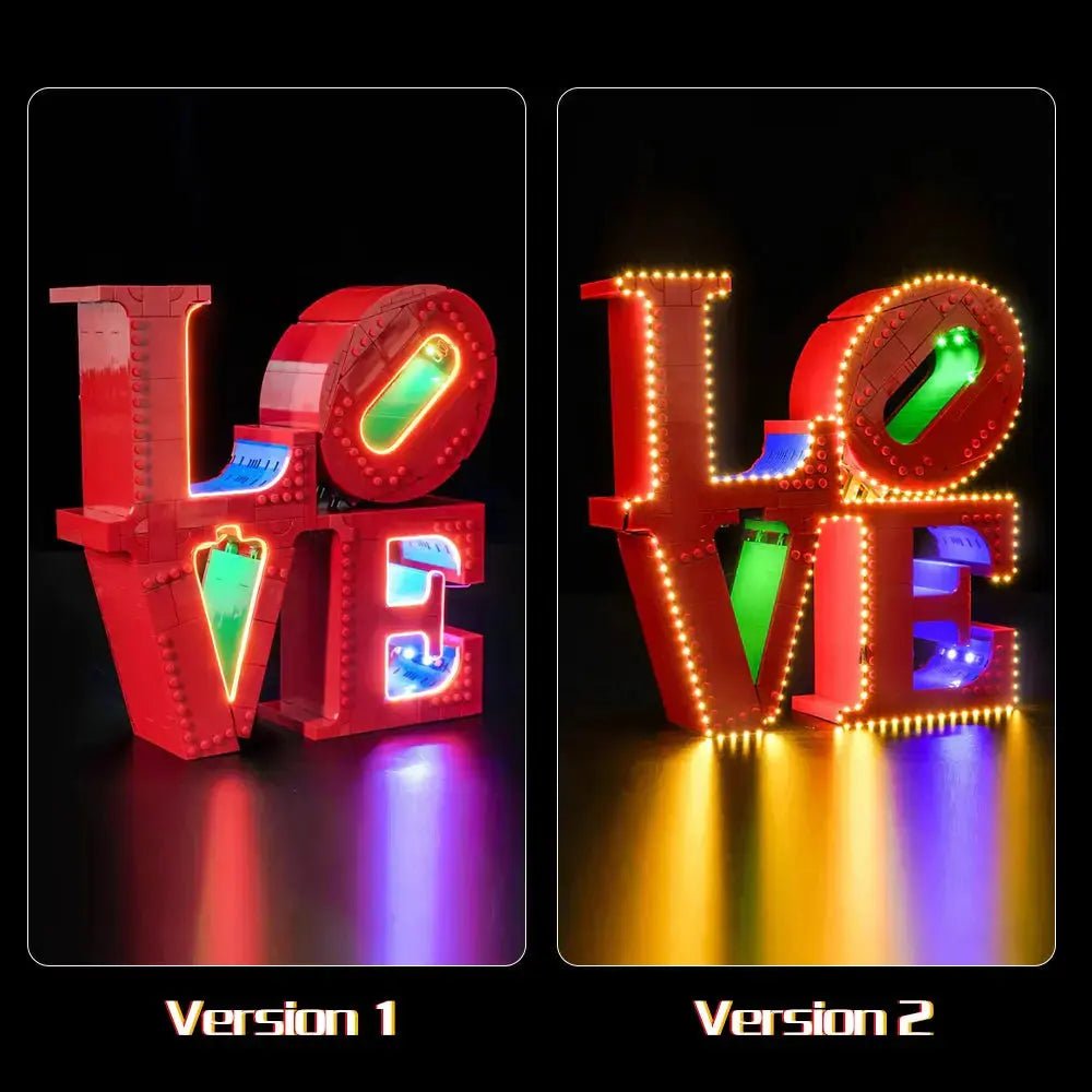 Light Kit for LEGO Art LOVE 31214 - Bright My Bricks