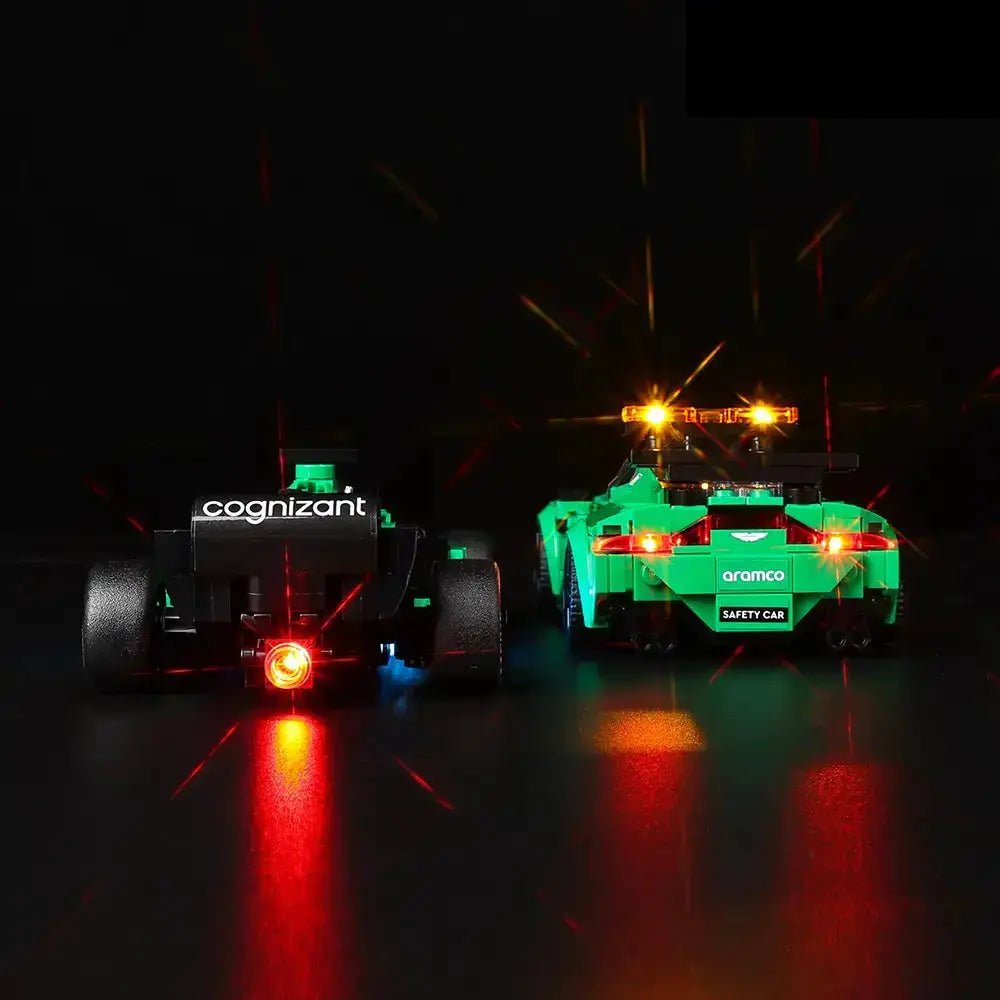 Light Kit for LEGO Aston Martin Safety Car & AMR23 76925 - Bright My Bricks