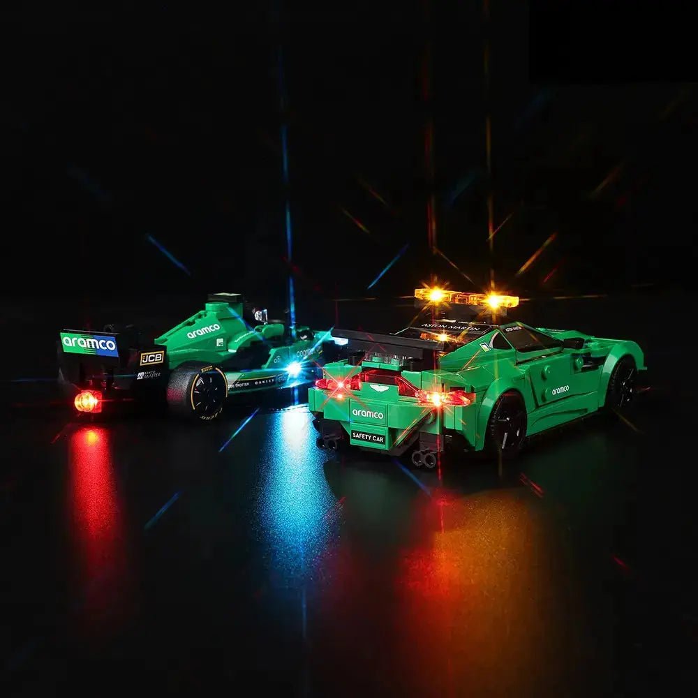 Light Kit for LEGO Aston Martin Safety Car & AMR23 76925 - Bright My Bricks