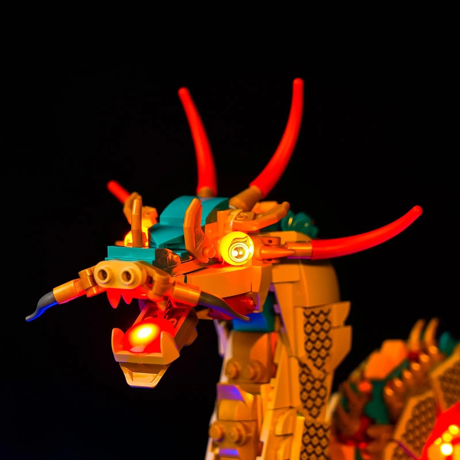 Light Kit for LEGO Auspicious Dragon 80112 - Bright My Bricks
