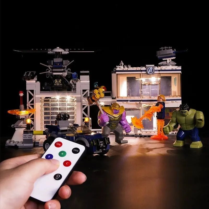 Light Kit for LEGO Avengers Compound Battle 76131 - Bright My Bricks