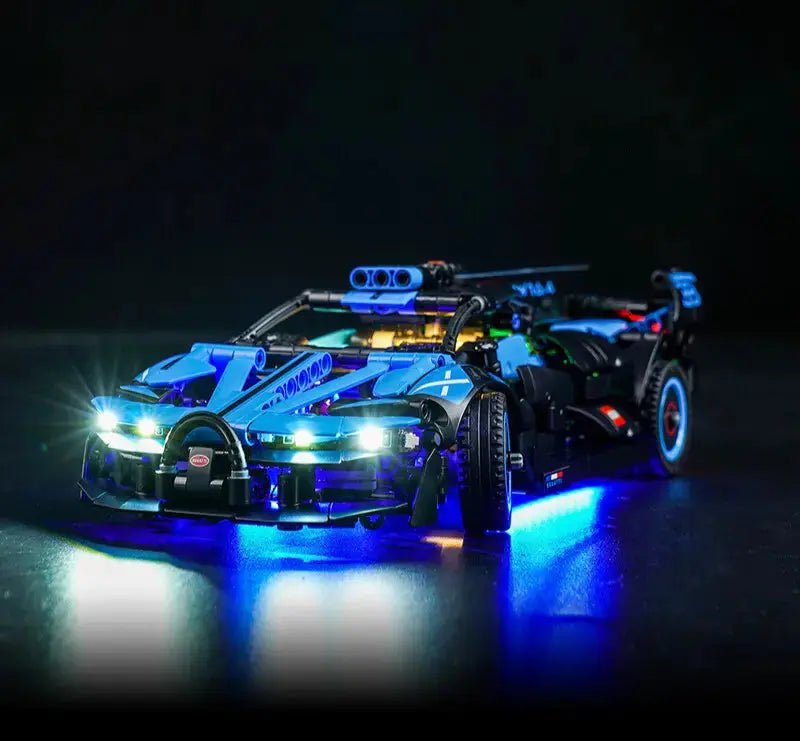 Light Kit for Lego Bugatti Bolide Agile Blue 42162 - Bright My Bricks