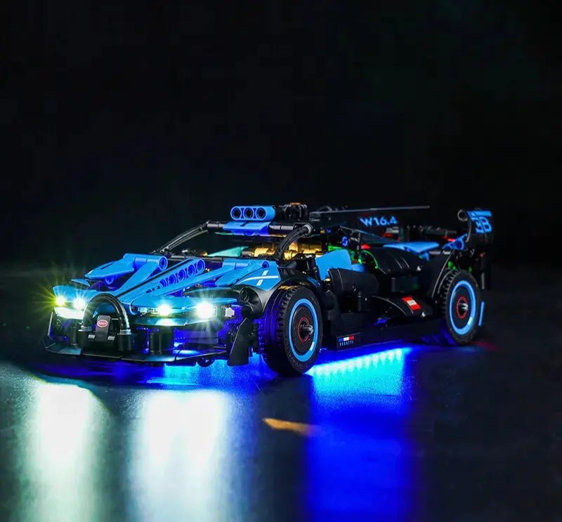 Light Kit for Lego Bugatti Bolide Agile Blue 42162 - Bright My Bricks