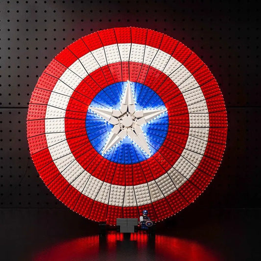 Light Kit for LEGO Captain America’s Shield 76262 - Bright My Bricks
