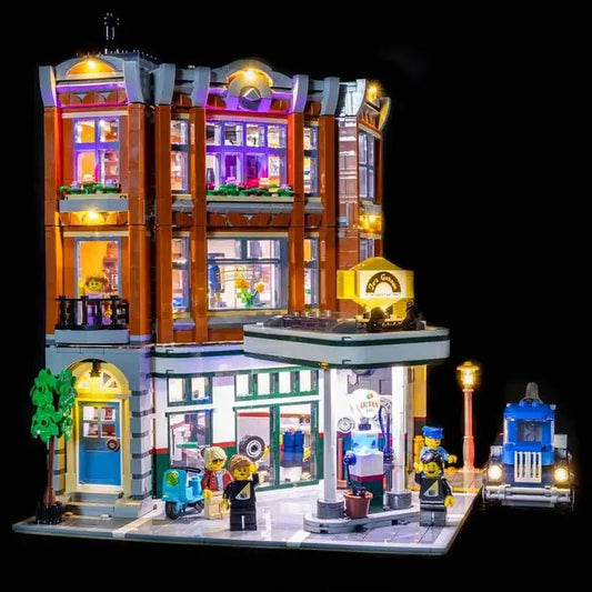 Light Kit for LEGO Corner Garage 10264 - Bright My Bricks