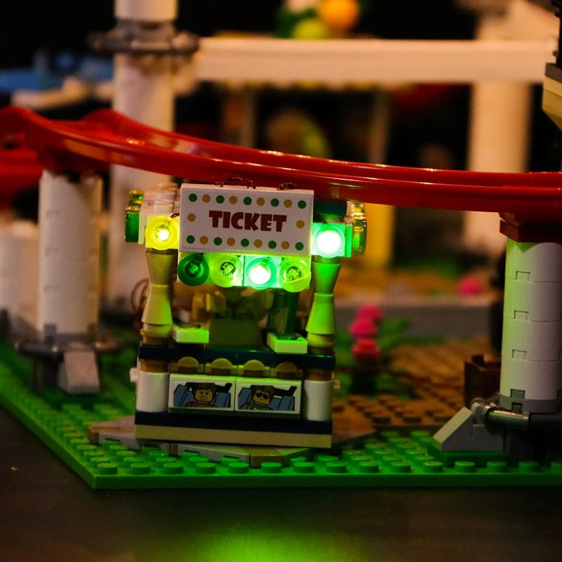 Light Kit for LEGO Creator Expert Roller Coaster 10261 - Bright My Bricks