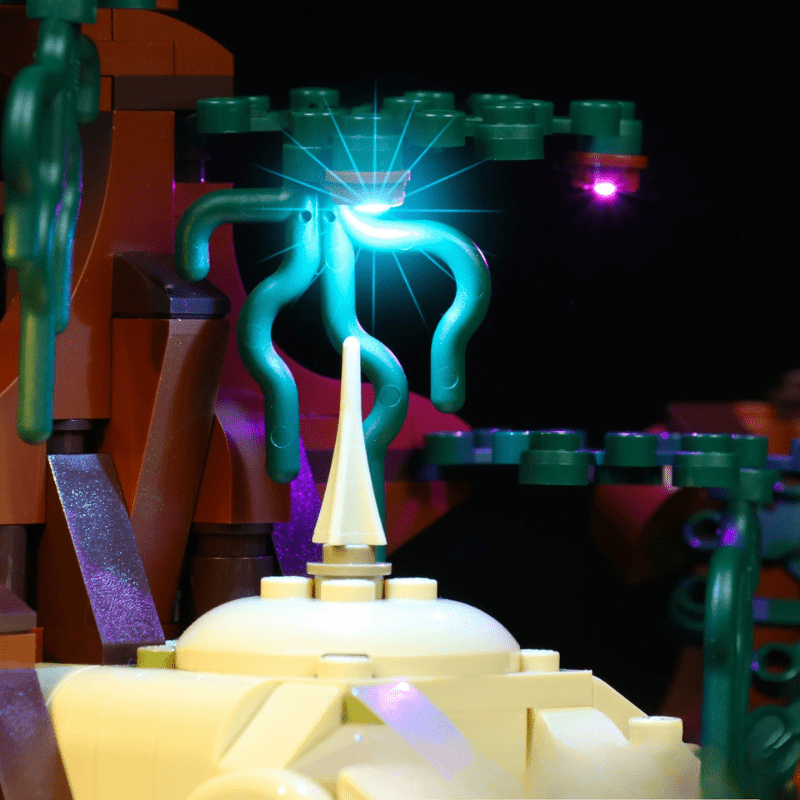 Light Kit for LEGO Dagobah Jedi Training Diorama 75330 - Bright My Bricks