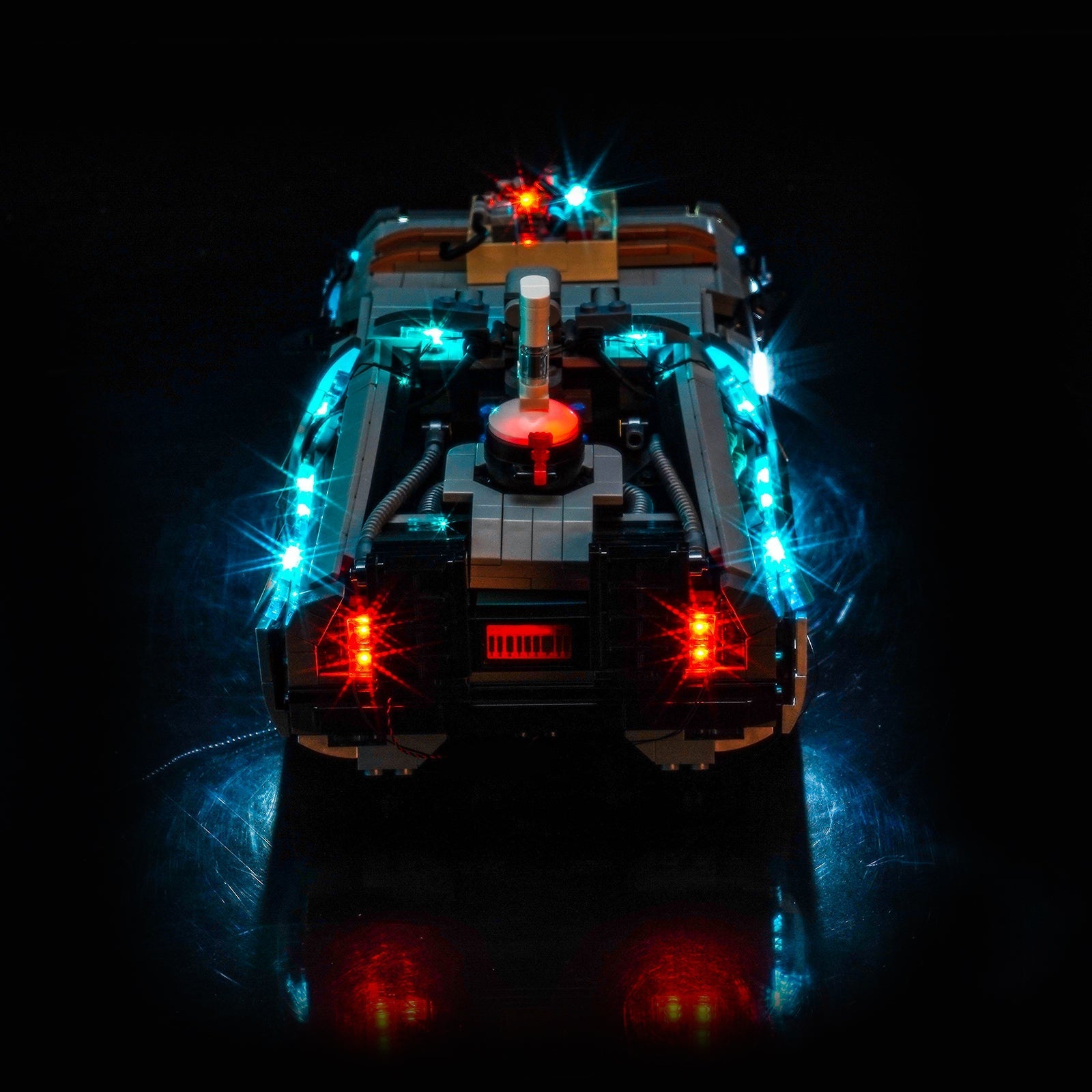Light Kit for LEGO® DeLorean Time Machine 10300 2.0 - Bright My Bricks