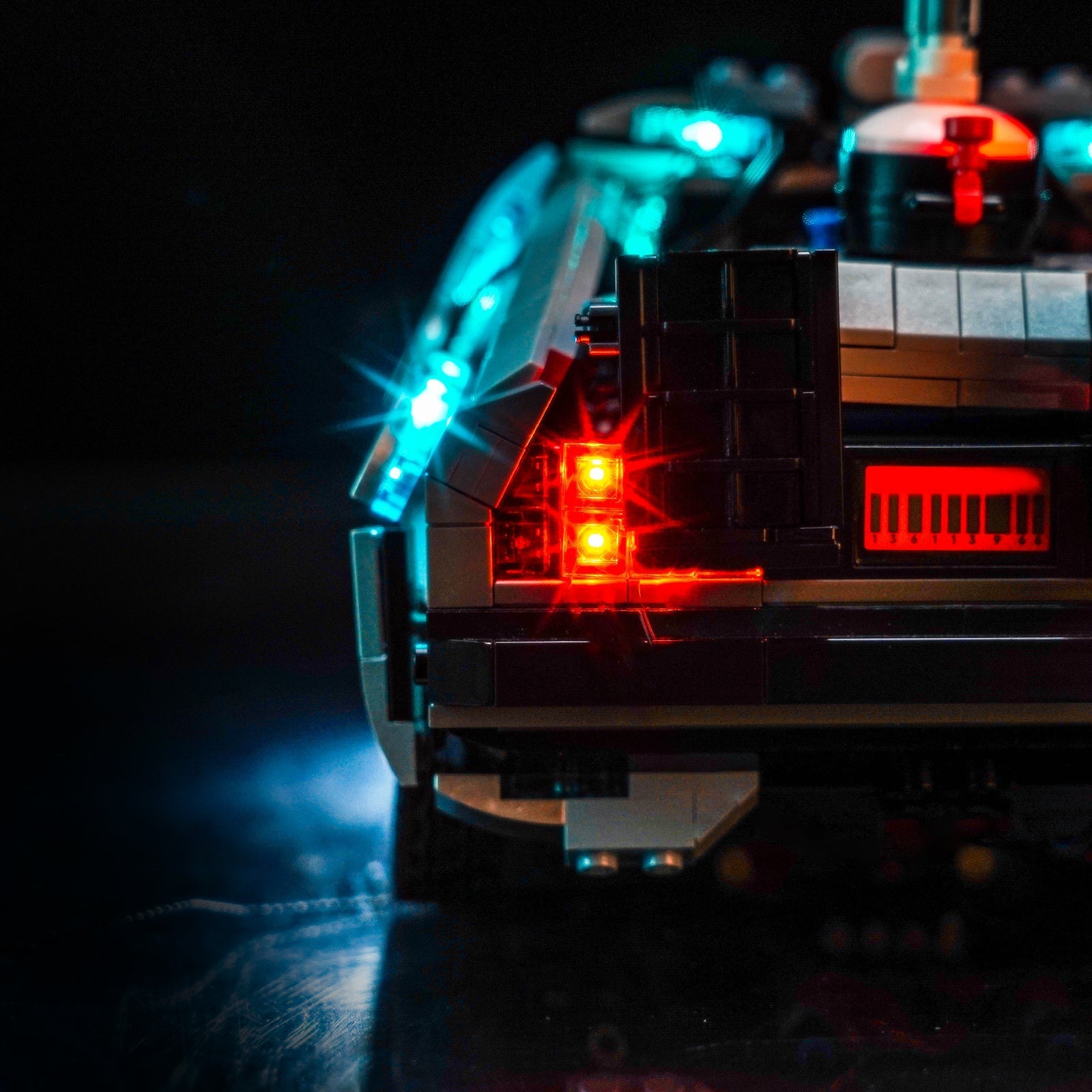 Light Kit for LEGO® DeLorean Time Machine 10300 2.0 - Bright My Bricks