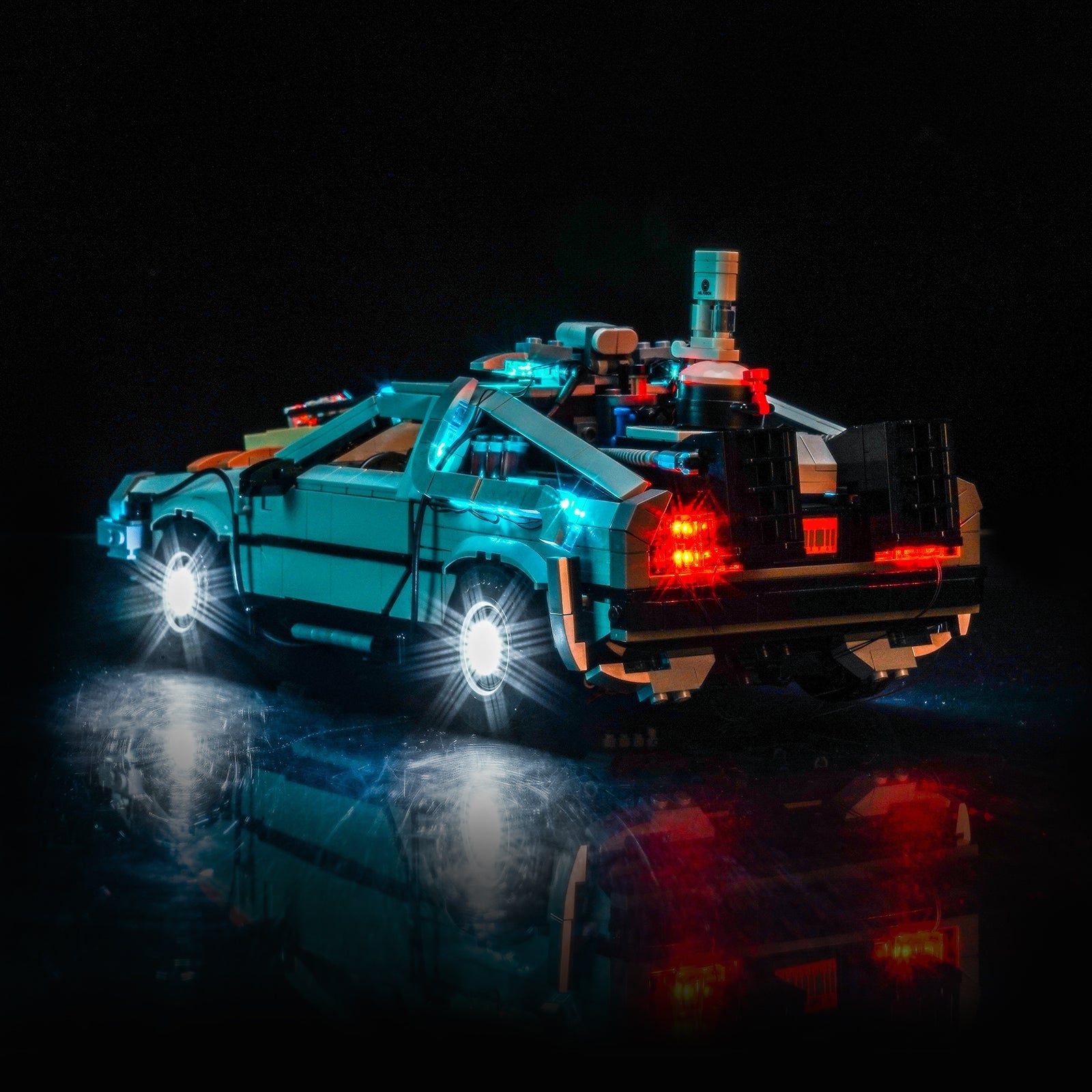 Light Kit for LEGO® DeLorean Time Machine #10300 2.0