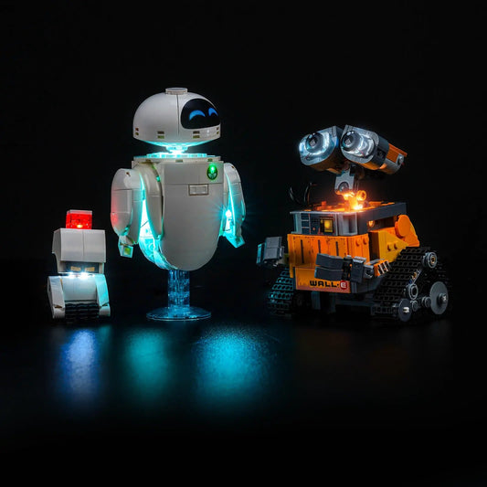 Light Kit for LEGO® Disney WALL - E and EVE 43279 - Bright My Bricks