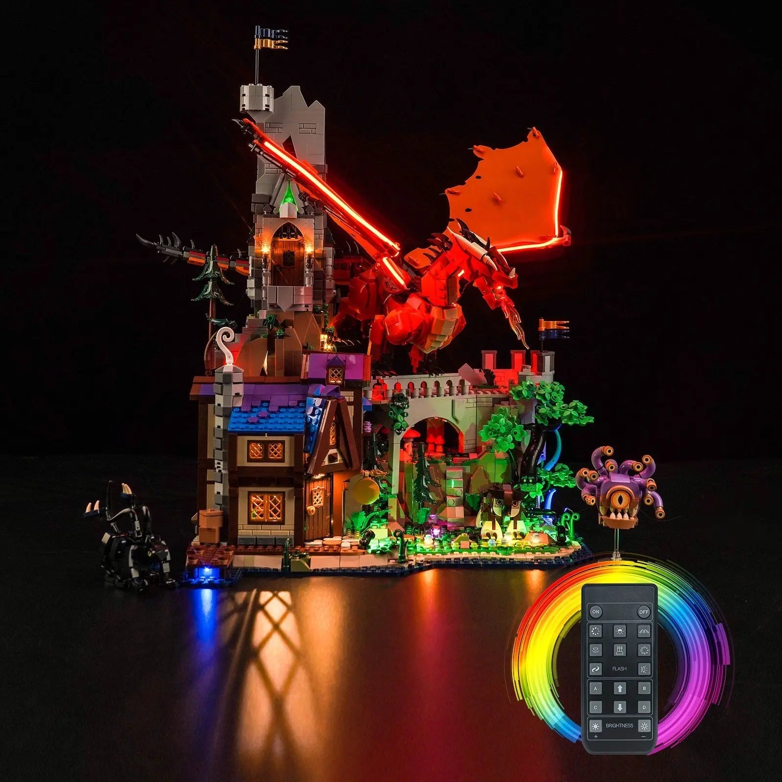 Light Kit for LEGO Dungeons & Dragons: Red Dragon's Tale 21348 - Bright My Bricks