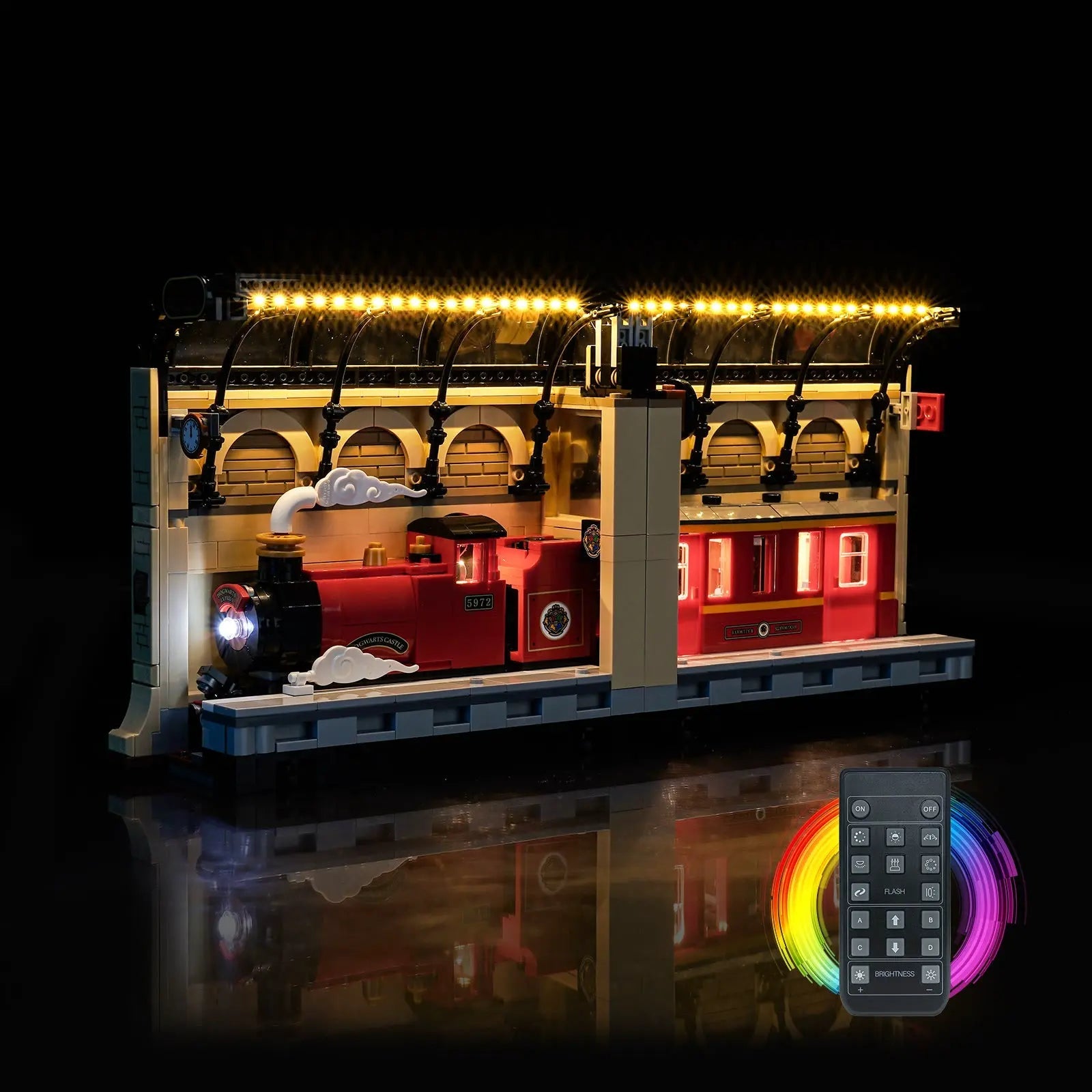 Light Kit for LEGO® Harry Potter Book Nook: Hogwarts™ Express 76450 - Bright My Bricks